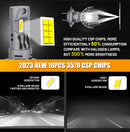 2Pcs Mini LED Headlight H7 Turbo LED Bulb 90W Wireless For Car Headlamp With Fan H7 LED Lamp 25000LM Super Bright 6500K CARLitek