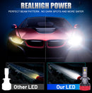 Bullvision H7 LED F5 F5C 50000LM LED H4 160W Car Headlamp H11 H1 H8 H9 9012 HIR2 9005 9006 HB3 HB4 PTF Low Beam Spotlight Canbus