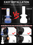 60000LM 180W H7 H4 Led Lamp K4C K4S 6000K Led Lights For Car H1 H11 HB3 9005 HB4 9006 9012 HIR2 Led Headlight Bulb High Low Beam