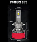 Bullvision H7 LED F5 F5C 50000LM LED H4 160W Car Headlamp H11 H1 H8 H9 9012 HIR2 9005 9006 HB3 HB4 PTF Low Beam Spotlight Canbus