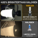50000LM LED H7 H4 H11 Headlight 320W High Power H1 H8 H9 HB4 HB3 9005 9006 9012 HIR2 Turbo Lamp 6000K White Car Light For Lenses