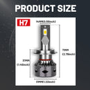H11 H7 Led Canbus Car Headlight Bulbs H8 H9 H16 9005 HB3 9006 HB4 Auto Fog Lights 6000K 60W 12V LED Lamps Decode For VW BMW AUDI