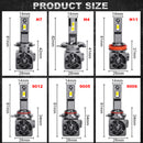 H4 LED Headlamp Hi/Lo Beam 40000LM H7 LED 150W H1 H11 H8 H9 9012 HIR2 9005 9006 HB3 HB4 3570 CSP Chip High Power Canbus No Error