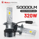 50000LM LED H7 H4 H11 Headlight 320W High Power H1 H8 H9 HB4 HB3 9005 9006 9012 HIR2 Turbo Lamp 6000K White Car Light For Lenses