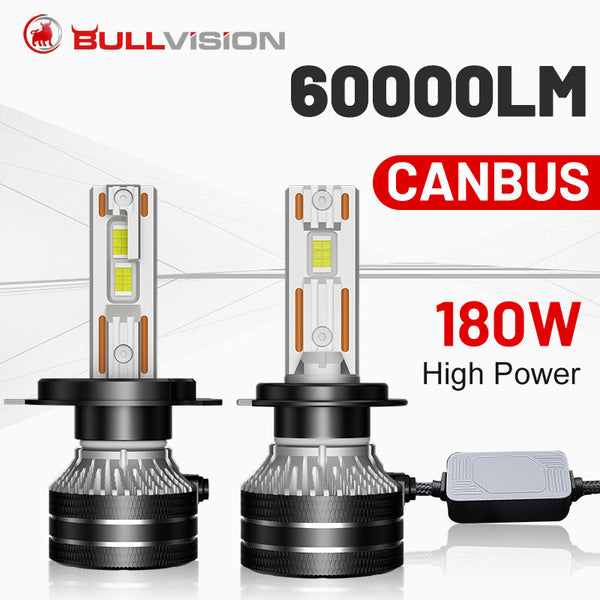 H7 LED Canbus Car Headlight 60000LM 180W H4 H11 H1 H8 H9 9005 HB3 9006 HB4 9012 HIR2 3570 CSP Chips High Low Beam Auto Diode 12V