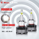 H7 LED 360 80000LM H4 Car Headlight Canbus 200W LED H11 H1 H8 H9 9005 HB3 9006 HB4 9012 HIR2 6000K Turbo Lamp For Projector Lens