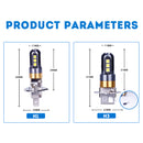 881 Fog Lights LED Signal Lights 3030 SMD Chips H1 H3 881 880 H27 Indoor Reading Lamps 6000K White License Plate Lights 12V 24V