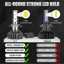 H4 LED Canbus Car Headlights 25000LM High Low Beam LED H7 H1 H11 H8 H9 9005 HB3 9006 HB4 4300K 6000K 8000K 10000K Ice Bulbs 12V