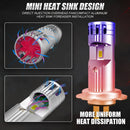 H7 Led 20000LM Plug And Play H7 Led Bulbs For Car 70W 6000K White H4 Led Moto High Low Beam Turbo Fan Led Auto Tuning Accessories