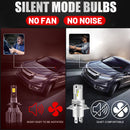 H4 LED Car Headlight 25000LM 6000K LED H7 H11 HIR2 H4 H8 H9 9005 9006 9012 HIR2 HB3 HB4 6000K High Beam Low Beam Mini Fog Light Fanless No Fan 12V 24V