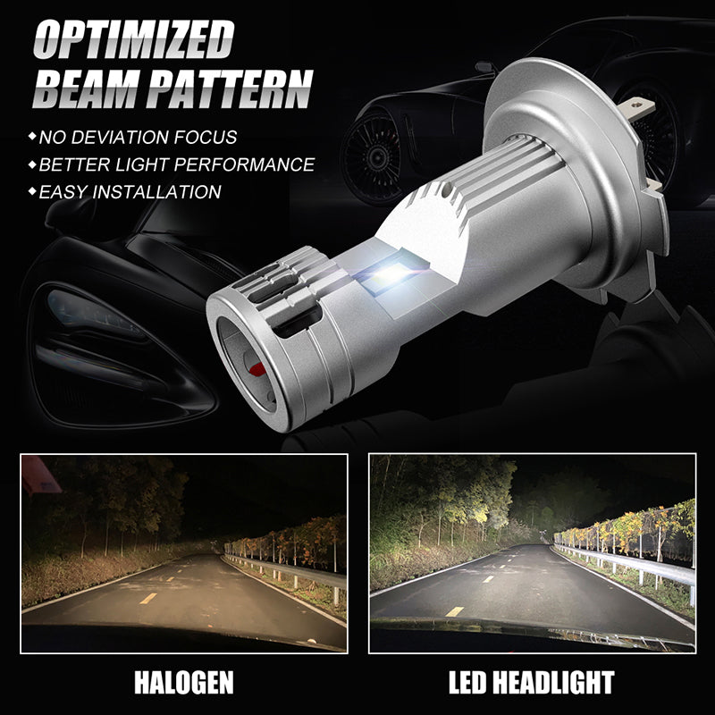 H7 Led 20000LM Plug And Play H7 Led Bulbs For Car 70W 6000K White H4 Led Moto High Low Beam Turbo Fan Led Auto Tuning Accessories