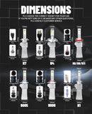 H1 H4 H7 Led Headlight Bulbs 20000LM 6000K 70W H8 H9 H11 Fog Lights 9005 HB3 9006 HB4 Car Lamps Auto Turbo Diode Fanless Copper