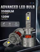 220W H7 LED Turbo 80000LM H1 H4 H8 H11 H9 9005 HB3 9006 HB4 9012 HIR2 Canbus Car Headlight Bulb Lamp 6000K White 12V