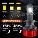 H7 LED Headlights 30000LM K5C LED H1 H4 H11 9012 HIR2 H8 H9 9005 9006 HB3 HB4 120W 6000K XPH50 3.0 Chips LED Driver Low Beam 12V