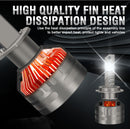 220W H7 LED Turbo 80000LM H1 H4 H8 H11 H9 9005 HB3 9006 HB4 9012 HIR2 Canbus Car Headlight Bulb Lamp 6000K White 12V