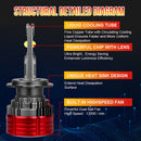 H7 LED Headlights 30000LM K5C LED H1 H4 H11 9012 HIR2 H8 H9 9005 9006 HB3 HB4 120W 6000K XPH50 3.0 Chips LED Driver Low Beam 12V