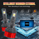 H7 LED Headlights 30000LM K5C LED H1 H4 H11 9012 HIR2 H8 H9 9005 9006 HB3 HB4 120W 6000K XPH50 3.0 Chips LED Driver Low Beam 12V