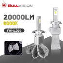 H1 H4 H7 Led Headlight Bulbs 20000LM 6000K 70W H8 H9 H11 Fog Lights 9005 HB3 9006 HB4 Car Lamps Auto Turbo Diode Fanless Copper