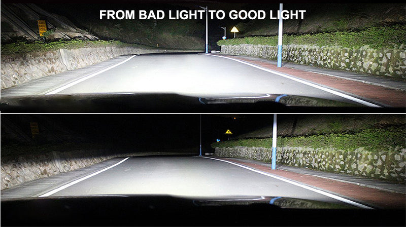 Bullvision H11 LED K4C K4S 50000LM LED H7 Car Headlight H11 H1 H8 H9 9012 HIR2 9005 9006 HB3 HB4 150W 6000K White PTF Low Beam