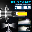 H8 LED Headlamp 20000LM 4300K 6500K 8000K CSP Chip H4 H11 H7 H1 9005 9006 HB3 HB4 Ice Bulb STG Low Beam 120W High Power For Lens