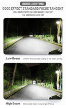 H8 LED Headlamp 20000LM 4300K 6500K 8000K CSP Chip H4 H11 H7 H1 9005 9006 HB3 HB4 Ice Bulb STG Low Beam 120W High Power For Lens