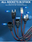 H8 LED Headlamp 20000LM 4300K 6500K 8000K CSP Chip H4 H11 H7 H1 9005 9006 HB3 HB4 Ice Bulb STG Low Beam 120W High Power For Lens