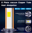 H7 LED Headlights 50000LM H4 H7 H1 H11 9012 HIR2 9005 9006 HB3 HB4 180W 6000K 3570 CSP Chips High Low Beam Canbus No Error Turbo