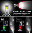 Bullvision H4 LED Headlights 35000LM High Beam Low Beam Canbus Error Free LED H7 H1 9012 HIR2 H11 HB3 HB4 H8 9005 9006 CSP Chips