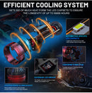 60000LM H7 LED Headlights 150W High Power H11 H8 H9 9005 HB3 9006 HB4 9012 HIR2 Turbo 35W 55W 75W Brightness Daylight For Lenses