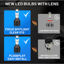 Bullvision H7 LED Headlight 20000LM Bi-LED Projector Lens LED H4 H11 H8 H9 9005 9006 HB3 HB4 6000K CSP Hi/Lo Beam Lens Headlamp