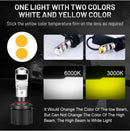 Bullvision H7 LED Headlight 20000LM Bi-LED Projector Lens LED H4 H11 H8 H9 9005 9006 HB3 HB4 6000K CSP Hi/Lo Beam Lens Headlamp
