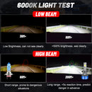 4300K Led H7 H4 LED Light Bulbs On Cars H1 H8 H11 LED Fog Light 9005 HB3 9006 HB4 9012 Hir2 Headlamp 30000LM Auto Retrofit Kits