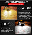 4300K Led H7 H4 LED Light Bulbs On Cars H1 H8 H11 LED Fog Light 9005 HB3 9006 HB4 9012 Hir2 Headlamp 30000LM Auto Retrofit Kits