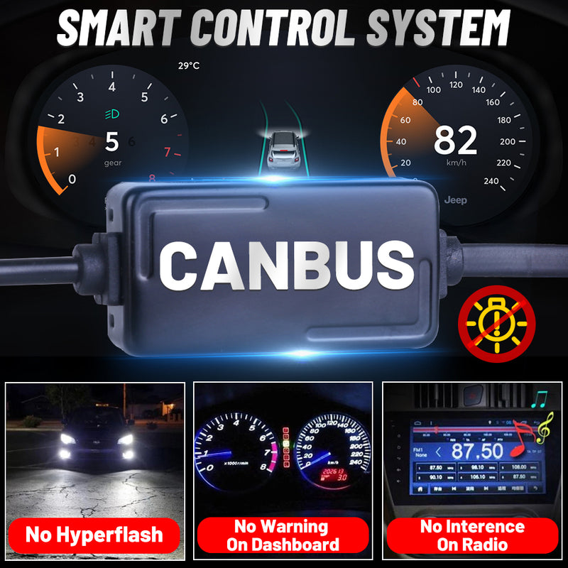 4300K Led H7 H4 LED Light Bulbs On Cars H1 H8 H11 LED Fog Light 9005 HB3 9006 HB4 9012 Hir2 Headlamp 30000LM Auto Retrofit Kits