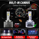 D3S D1S LED Canbus Car Headlight Bulbs 6000K White D2S D4S D5S D8S D1R D2R D3R D4R Turbo LED CSP 70W HID Retrofit Kit Plug&Play White Body Turbo Fan