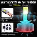 D3S D1S LED Canbus Car Headlight Bulbs 6000K White D2S D4S D5S D8S D1R D2R D3R D4R Turbo LED CSP 70W HID Retrofit Kit Plug&Play White Body Turbo Fan