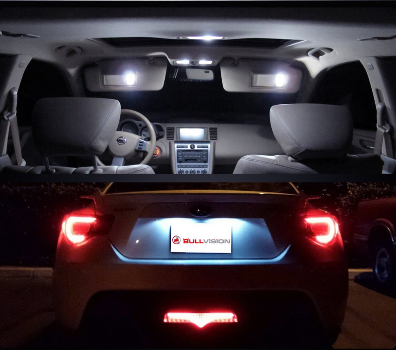 2PCS T10 W5W LED Signal Lamps 3030 SMD Chips 168 194 Interior Reading Light Day Running Light Tail Bulb Brake Lights White Color
