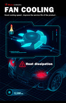 H15 LED Car Headlight Bulbs 20000LM 6000K White 3570 CSP Chips Canbus No Error H15 LED Auto Head Lamps High Bright 90W 12V 24V