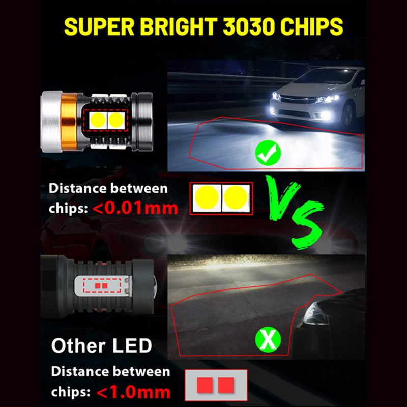 T10 W5W LED Signal Lamps 3030 12 SMD Chips White Yellow Color 168 194 Interior Reading Light Day Running Light Tail Bulb 12V 24V