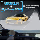 60000LM H4 LED Headlight Bulbs H7 HB3 9005 HB4 9006 9012 HIR2 H8 H11 150W Auto Fog Lights Turbo Lamp 5570 CSP Chips LHD Daylight