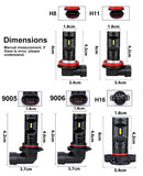 1156 Fog Lights Car Signal Lights H4 H8 H11 3156 T20 T25 1157 7440 7443 H16JP H16 JP 9012 BAU15S PY21W PSX24W CSP Chips 12V 24V