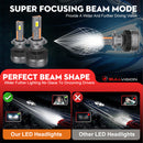 100000LM 160W H7 LED Canbus Car Headlights Bulbs H4 HB3 9005 HB4 9006 H11 9012 LED 6000K 5570 CSP Auto Lamp for VW Ford BMW