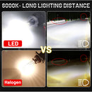 360 H7 LED Headlight 25000LM 3000K 4300K 6000K H1 9012 HIR2 D2S D4S H11 H8 H9 9005 9006 HB3 HB4 D2R D4R CSP Chips Fog Lights