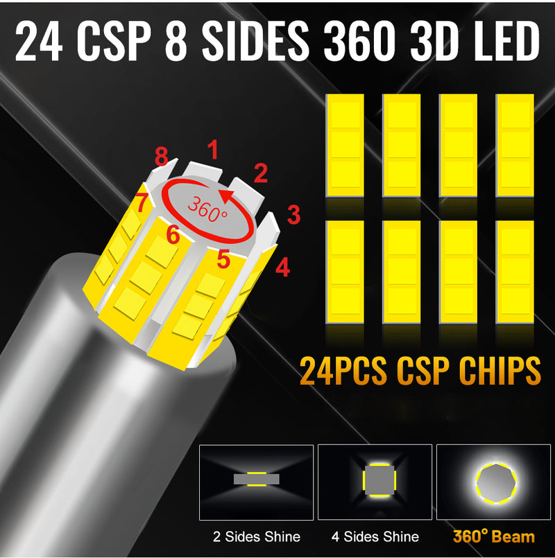 130W H7 LED Canbus 360 H11 HB3 9005 HB4 9006 Led Car Headlights Bulbs 9012 16 Sides Turbo Bi Led Projector Hi/Low Beam Auto Lamp