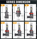 30000LM 120W H7 LED Canbus Car Headlights Bulbs H4 HB3 9005 HB4 9006 H11 LED 6000K 3570 CSP With Fan Auto Fog Lamp Plug and Play