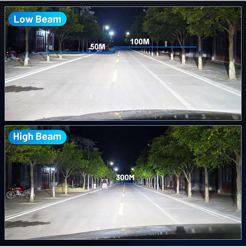 H4 LED Headlight K5C LED H7 60000LM H11 9012 HIR2 4300K 6000K H1 H8 9005 9006 HB3 HB4 200W 5570 CSP No Blind Hi/Lo Beam Copper Tube
