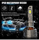 H4 LED Headlight K5C LED H7 60000LM H11 9012 HIR2 4300K 6000K H1 H8 9005 9006 HB3 HB4 200W 5570 CSP No Blind Hi/Lo Beam Copper Tube