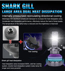 BULLVISION H4 H7 Led 80000LM H8 H9 H11 H1 Led Headlight 200W 9005 9006 HB3 HB4 9012 High Bright Auto Light Bulbs 6000K White STG