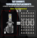 Bullvision 220W H7 LED Canbus 70000LM H4 H11 H8 H9 9012 HIR2 9005 9006 HB3 HB4 Turbo Auto Lights Fog Lamp For VW L03 L05 Adapter