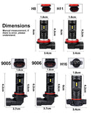 H11 H16 H8 led bulbs 9005 HB3 lampada 9006 HB4 LED fog lights-Automotive